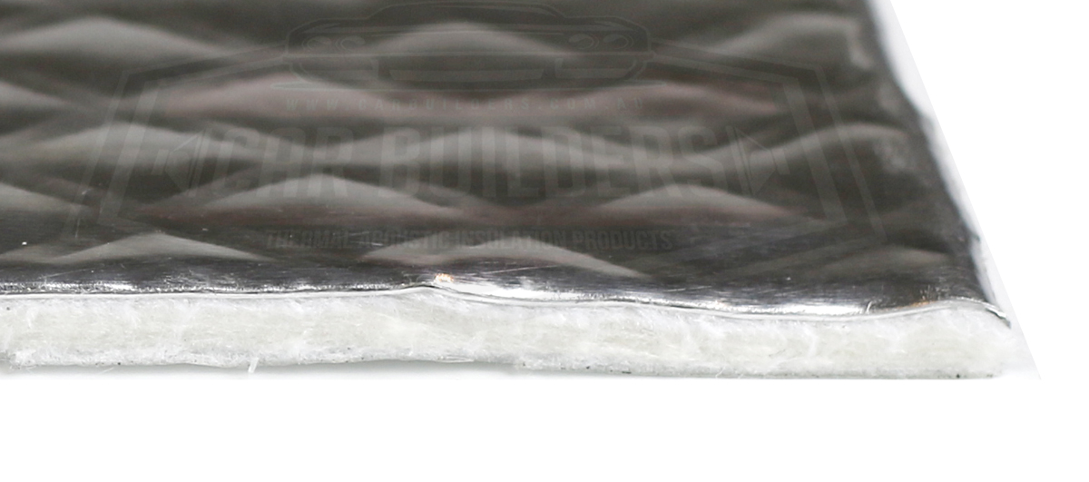 Peel and stick heat shield suitable for trucks, cars, bikes, boats and